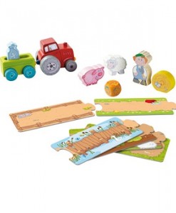 Haba Out & About Tractor Play Set