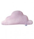 Knitted Cloud Cushion Pink Stripe