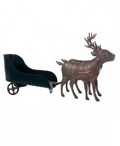 Maileg Santas Sledge with Reindeers