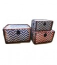Trunk Set Red Chevron