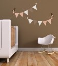 Kids Wall Decals Birds Brown