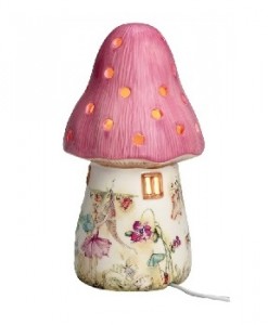 Kids Mashroom Lamp Pink
