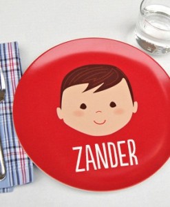 Personalised Plate Boy Face 3