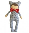 Alimrose Baby in Bear Suit Blue Dottie