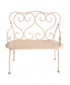 Maileg Romantic Bench Powder Pink
