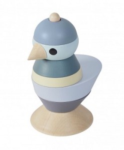 Wood Stacking Bird Boy