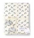 Panda Single Bed Quilt Set