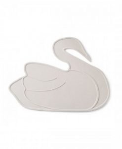 By Lille Vilde Swan Placemat Nude