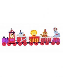 Wooden Alphabet Circus Train