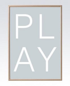 Play Wall Art Print