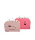 Suitcase Set Raspberry/Powder