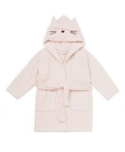 Liewood Cat Bathrobe Sweet Rose