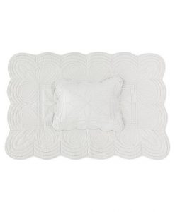 Bonne Mere Cot Quilt & Pillowcase Set Mist