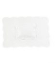 Bonne Mere Cot Quilt & Pillowcase Set White