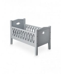 Cam Cam Harlequin Dolls Bed Grey