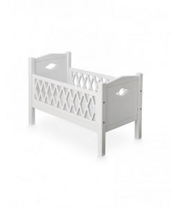 Cam Cam Harlequin Dolls Bed White