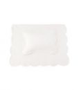 Bonne Mere Single Quilt & Pillowcase Set White