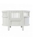 Sebra Dolls Cot White