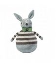 Sebra Crochet Tilting Toy Rabbit Robert
