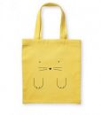 Library Bag Yellow Cat