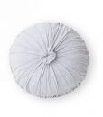Rosette Round Cushion Organic Grey Marle