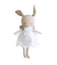 Alimrose Linen Baby Angel Bunny 24cm