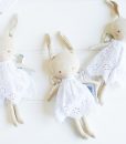 Linen Baby Angel Bunny 2