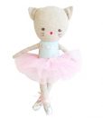 Alimrose Odette Kitty Ballerina Pink 25cm