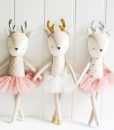 Ballerina Reindeer Gold & Ivory 2