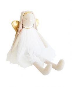 Alimrose Belle Angel Bunny Ivory Gold