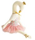 Alimrose Swan Ballerina Blush 43cm