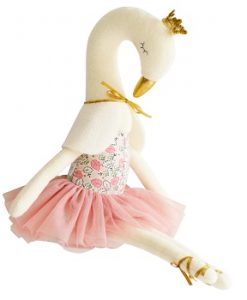 Alimrose Swan Ballerina Blush 43cm