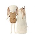 Maileg Bunny Bell in Bag Gold