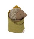 Maileg Baby Hedgehog with Leaf